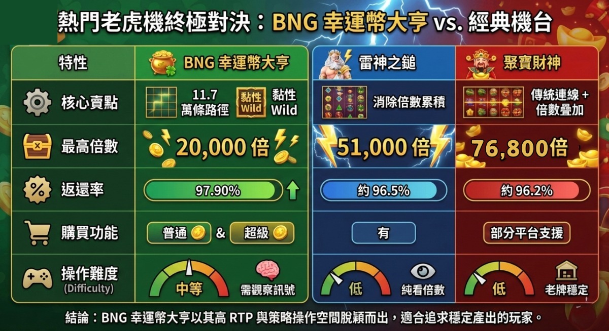 原來BNG幸運幣大亨要這樣買才會賺？掌握老虎機訊號勝率大幅提升！