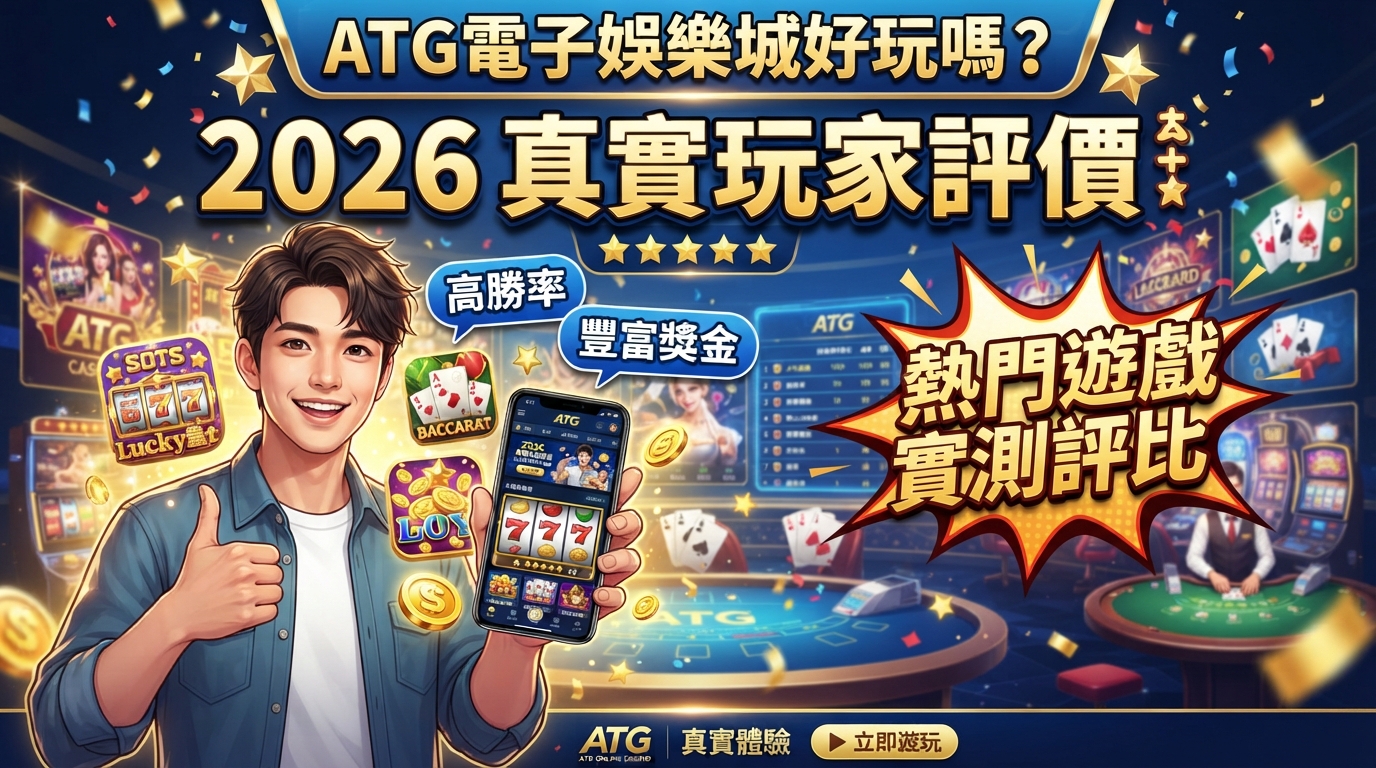 ATG電子娛樂城好玩嗎？2026真實玩家評價與熱門遊戲實測評比